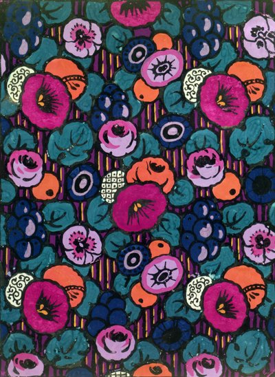 Design per un tessuto stampato di Joseph Percy Bilbie, c.1920 da Joseph Percy Bilbie