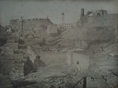 Aleppo, vista dalla Porta di Antiochia, 1844 da Joseph Philibert Girault De Prangey