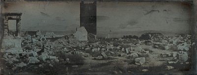 Rovine e primo piano, Acropoli, Atene, 1842 da Joseph Philibert Girault De Prangey