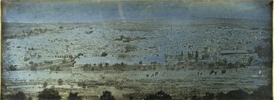 Gerusalemme: vista panoramica dal Monte degli Ulivi da Joseph Philibert Girault De Prangey
