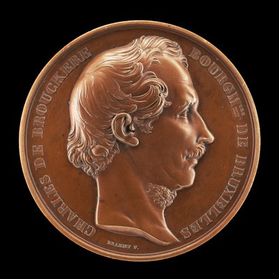 Charles de Brouckère, 1796-1860, Sindaco di Bruxelles 1848 [recto] da Joseph Pierre Braemt
