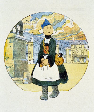 Becassine nella cantiniera. Disegno di Joseph Porphyre Pinchon (1871-1953), XX secolo. da Joseph Porphyre Pinchon