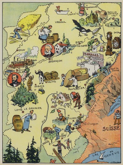 Francia-Contea da Joseph Porphyre Pinchon