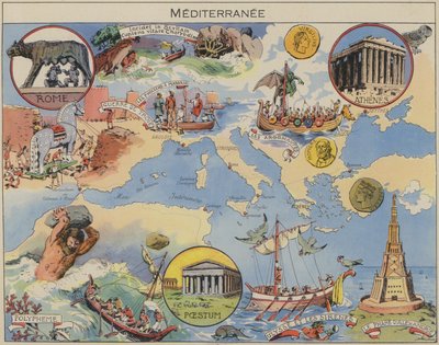 Mediterraneo da Joseph Porphyre Pinchon