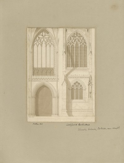 Interno della Cattedrale di Lichfield - Coro da Joseph Potter