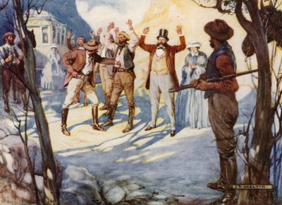 Bushrangers in Australia da Joseph Ratcliffe (after) Skelton