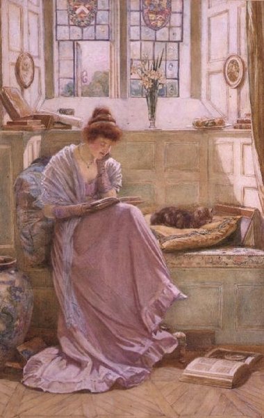 Vicino alla finestra da Joseph Ratcliffe Skelton
