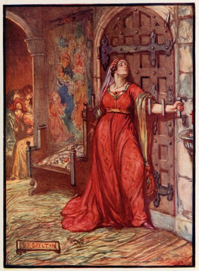 Catherine Douglas che sbarra la porta da Joseph Ratcliffe Skelton