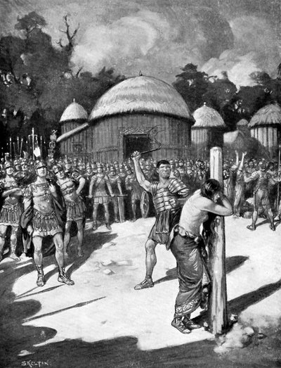 La flagellazione di Boadicea, 60 d.C. da Joseph Ratcliffe Skelton