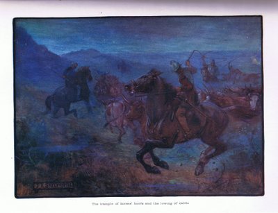 Il calpestio degli zoccoli dei cavalli e il muggito del bestiame da Joseph Ratcliffe Skelton
