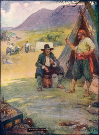 Dove Ora Sorge la Grande Città di Città del Capo, Hanno Montato le Loro Tende e Capanni, c1908, c1920 da Joseph Ratcliffe Skelton