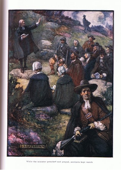 Mentre i ministri predicavano e pregavano, le sentinelle facevano la guardia da Joseph Ratcliffe Skelton