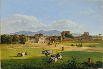 La Porta San Giovanni verso Frascati da Joseph Rebell