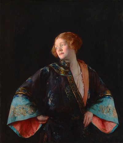 Il mantello mandarino blu (Il kimono blu) da Joseph Rodefer De Camp