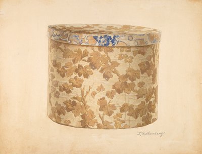 Scatola decorata, c. 1939 da Joseph Rothenberg