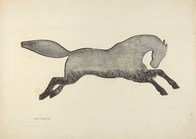 Segnavento a forma di cavallo, 1935-1942 da Joseph Rothenberg