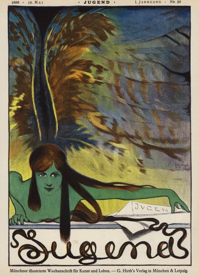 Illustrazione di copertina per la rivista Jugend da Joseph Rudolf Witzel