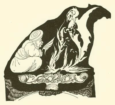 Il Djinn che inizia la magia che portò la gobba al cammello da Joseph Rudyard (after) Kipling