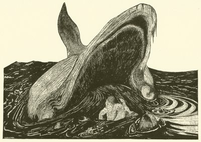 La balena che inghiotte il marinaio da Joseph Rudyard (after) Kipling