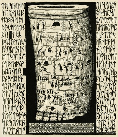 Disegno di Kipling che rappresenta Taffimai Metallumai in 