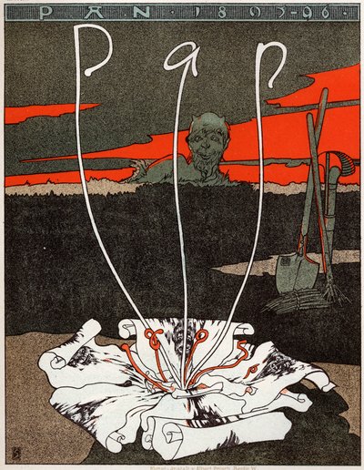 Pan, rivista in stile art nouveau. Poster di Joseph Sattler da Joseph Sattler