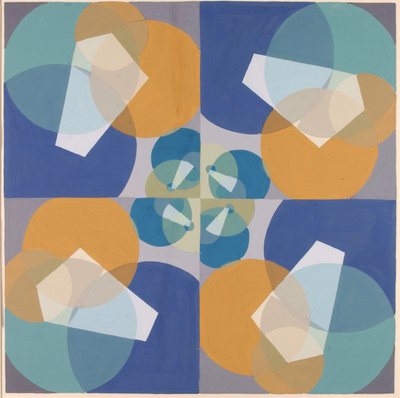Quadrati verdi (dalla serie "Le basi matematiche delle arti") da Joseph Schillinger
