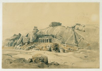 Tempio rupestre di Mamallapuram (Mahamaleipur), India da Joseph Selleny