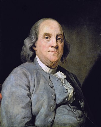Ritratto di Benjamin Franklin da Joseph Siffred (after) Duplessis