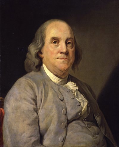 Ritratto di Benjamin Franklin da Joseph Siffred (after) Duplessis
