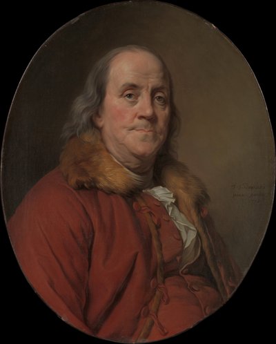 Benjamin Franklin da Joseph Siffred Duplessis
