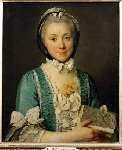 Madame Lenoir, madre di Alexandre Lenoir, fondatore del Musee des mouments francais ... da Joseph Siffred Duplessis