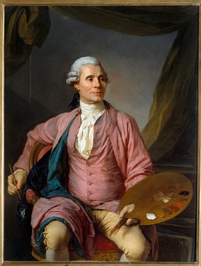 Ritratto del pittore Joseph Marie Vien (1716-1809) da Joseph Siffred Duplessis