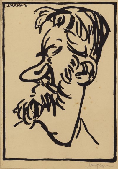 George Bernard Shaw da Joseph Simpson