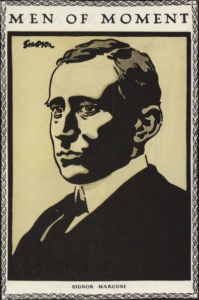 Guglielmo Marconi da Joseph Simpson