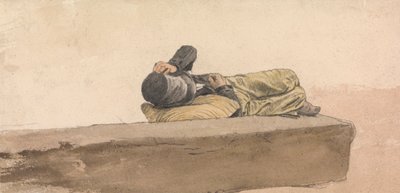 Un ragazzo sdraiato da Joseph Stannard