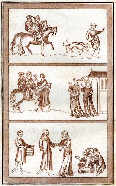La vita di Thomas Becket, 1801 da Joseph Strutt
