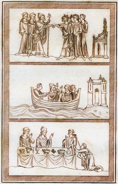 La Vita di Thomas Becket, 1801 da Joseph Strutt
