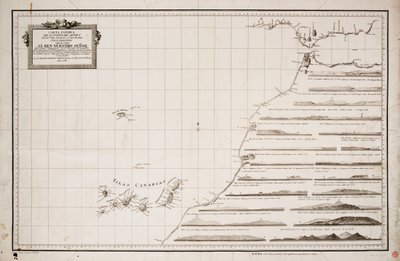 Mappa della costa occidentale dell