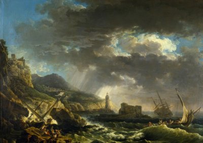 Il naufragio da Claude Joseph Vernet