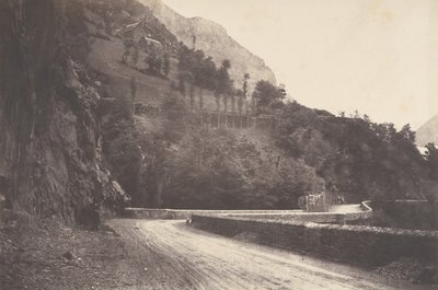 Route de Pierrefitte à Luz St Sauveur, 1853 da Joseph Vigier