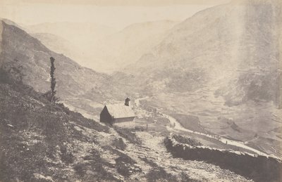 Vallée de Bosost prise de la capilla San Antonio, 1853 da Joseph Vigier