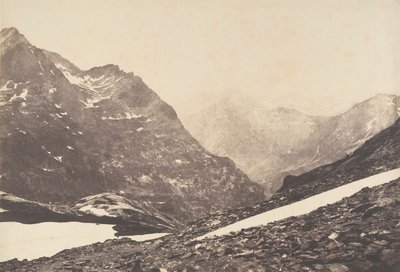 Vista della parte della Maladetta e delle montagne dall
