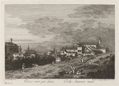 Prisco onor pur dura... da Joseph Wagner after Canaletto