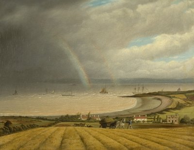Una vista da Portishead verso il Galles, c.1832 da Joseph Walter