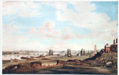 Veduta di Philadelphia e del fiume Schuylkill, c.1816 da Joseph Watson