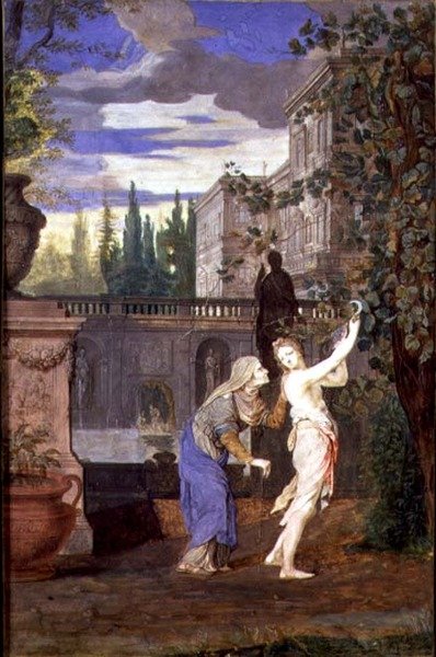 Vertumno e Pomona da Joseph Werner