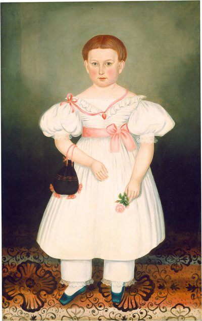 Ragazza con Reticolo e Rosa da Joseph Whiting Stock