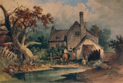 Un cottage, c1852 da Joseph William Allen