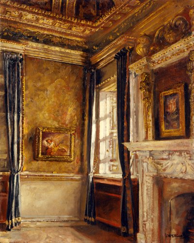 Stanza di velluto blu - Angolo dei sogni, Chiswick House da Joseph Williams Topham Vinall