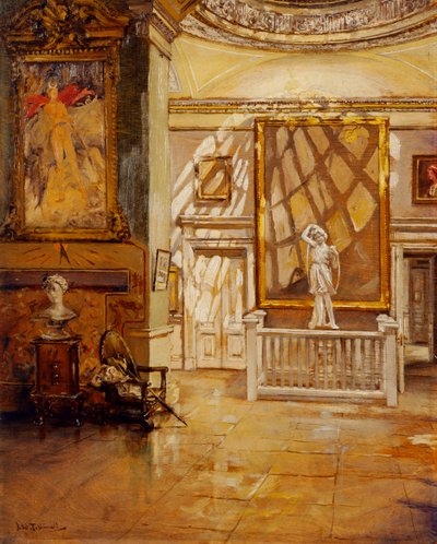 Sala Nord Ante dalla Sala di Velluto Verde, Chiswick House da Joseph Williams Topham Vinall